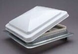 14&quot; Roof Vent, 12v, Fan, White, No Garnish=71112A-C