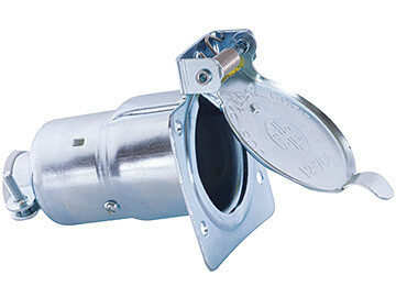 7-Way RV Socket Chrome Plated P703