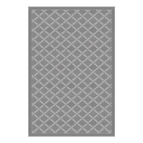 Lippert All Weather RV Patio Mat, Grey, 8&#39;x12&#39;=2021028010