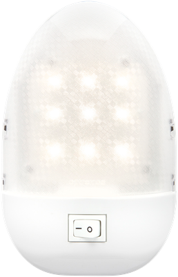 Optronics LED Surface Mount Interior Light Single W/ On Off Switch=RVILL33