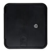Thetford Black Cable Hatch, Key Lock , 30/50 Amp 94338