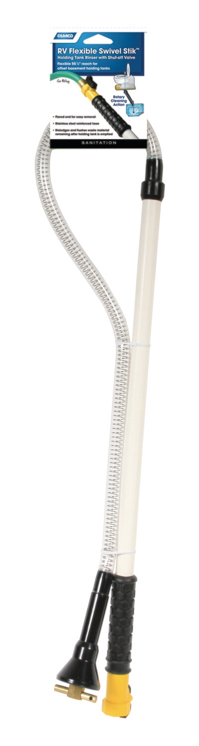 Camco Holding Tank Rinser Flex Swivel Stik=40074