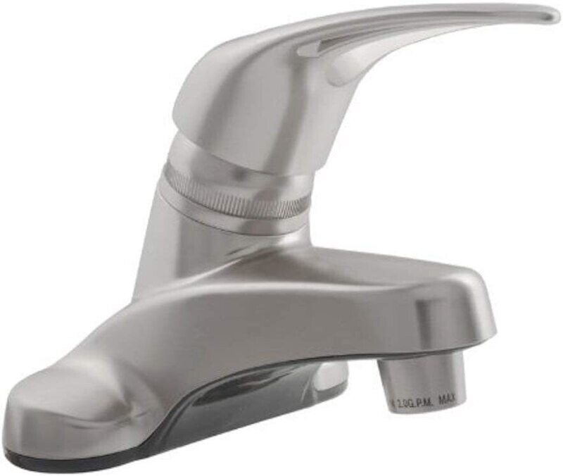 Dura Faucet 4&quot; Single Lever Lavatory Satin Nickel=DF-PL100-SN