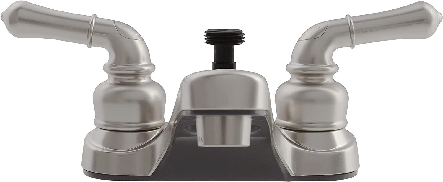 Dura Faucet 4&quot; Lavatory w/Diverter Sat Nickel=DF-PL720C-SN