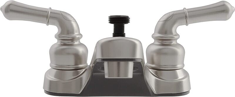 Dura Faucet 4&quot; Lavatory w/Diverter Sat Nickel=DF-PL720C-SN