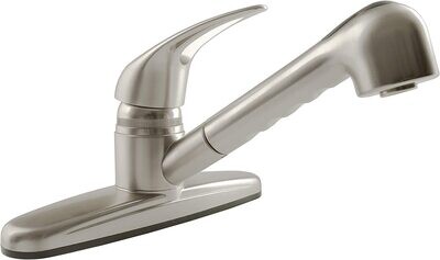 Dura Faucet 8" Kitchen Pull Out Satin Nickel DF-PK100-SN Dura Faucet 8" Kitchen Pull Out Satin Nickel DF-PK100-SN