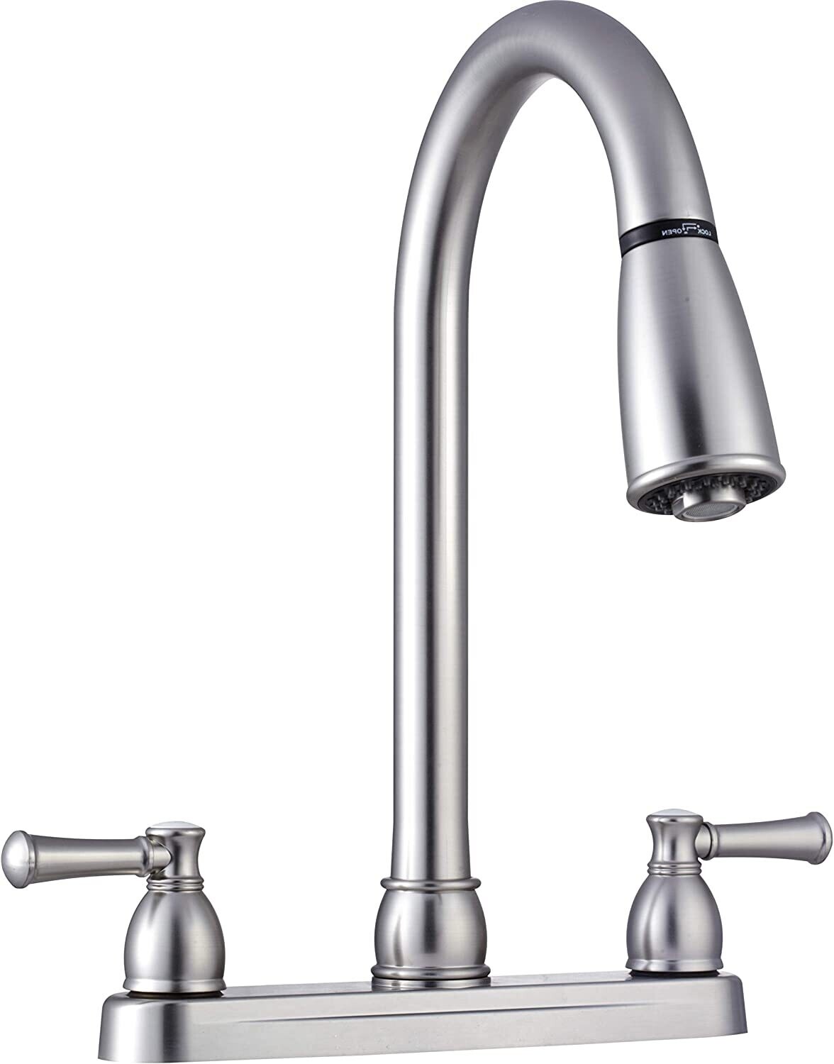 Dura Faucet 8"Dual Lever Pull-Down CP=DF-PK350L-CP Dura Faucet 8"Dual Lever Pull-Down CP=DF-PK350L-CP
