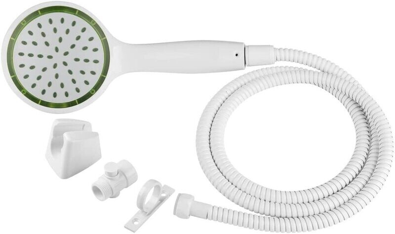 Dura Faucet  A Pressure  Assist RV Shower Wand &amp; Hose Kit=DF-SA470K-WT
