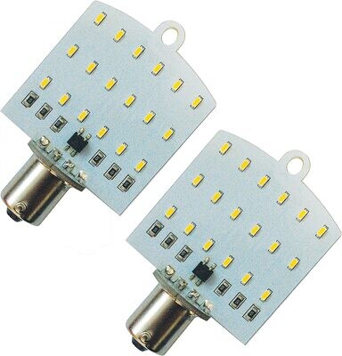 Diamond LED Flat Bulb 1003/1141/1156 5500K 2 Pack=DG72532VP