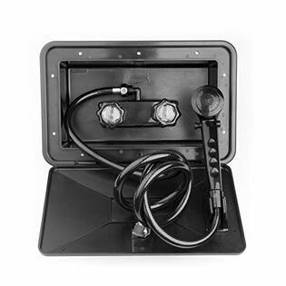 Dura Faucet Exterior Shower Kit Black DF-SA170-BK