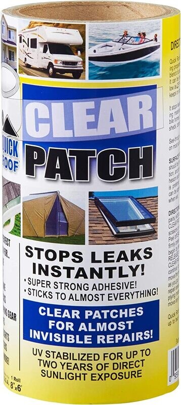 Co-Fair Quick Roof Clear Patch 8&quot;X6&#39; =QRCP86