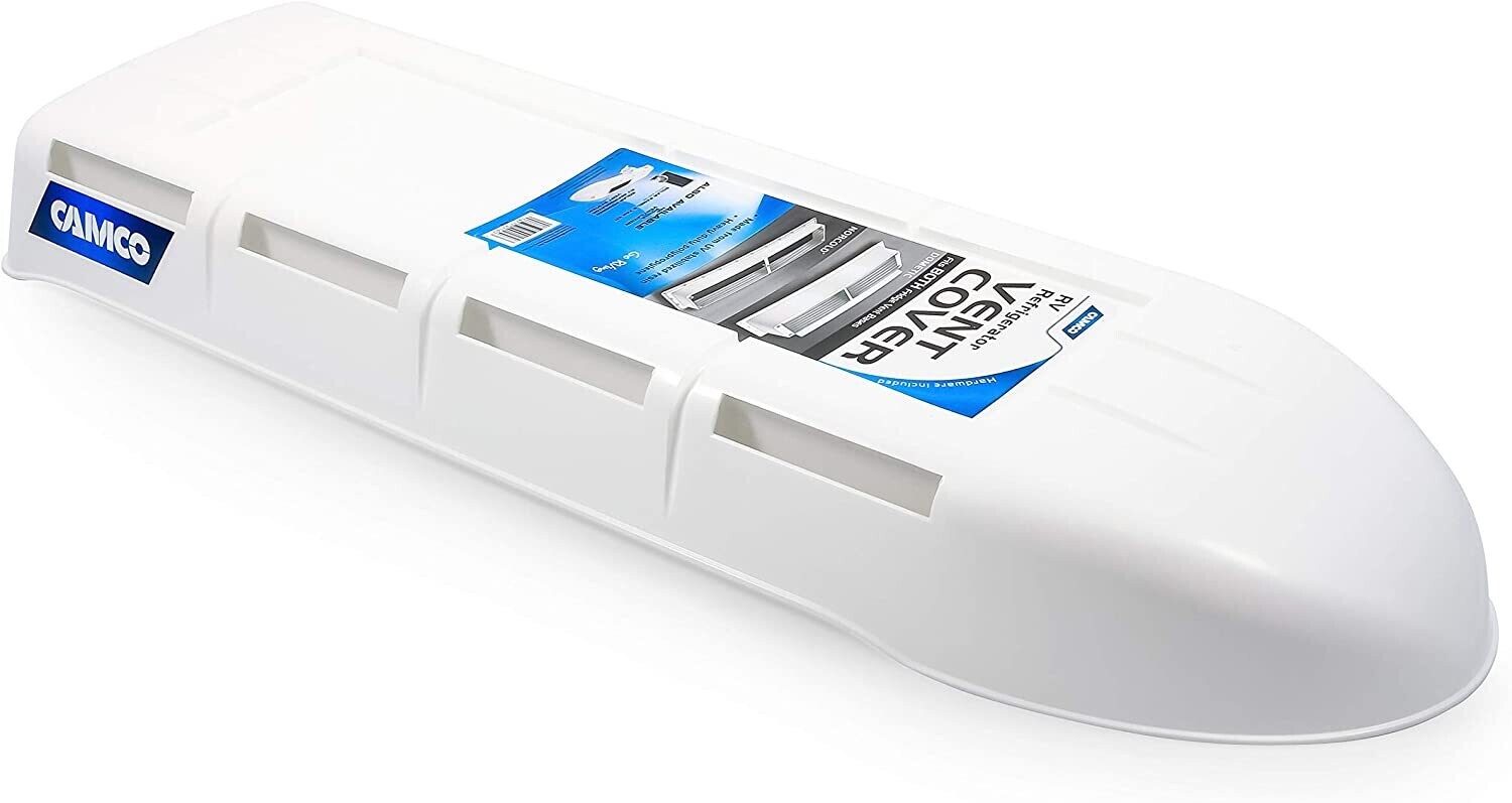 Camco Universal Refrigerator Vent Cover White =42160