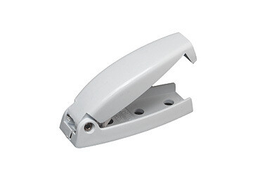 RVD Baggage Door Catch - White - Rounded=E211