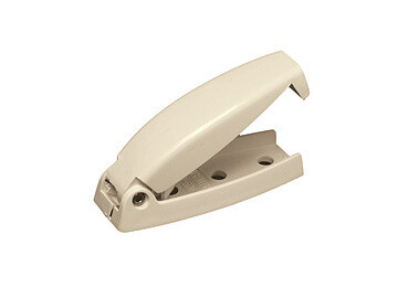 RVD Baggage Door Catch - Col White - Rounded E209