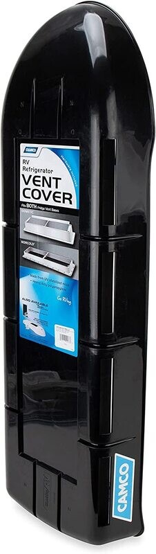 Camco Universal Refrigerator Vent Cover Black=42163