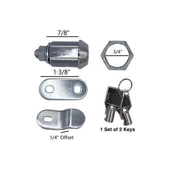 RVD Ace Compartment Lock 7/8" - 1 pack L317