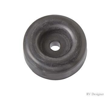RVD  Black (Round)  Ramp Door Bumper E203