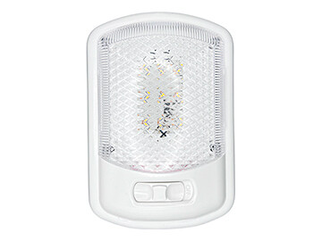 RVD Led 12V Pancake Single Light Dome Eurostyle 4.75" X 8"=L800 RVD Led 12V Pancake Single Light Dome Eurostyle 4.75" X 8"=L800