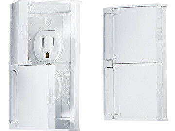 RVD  Black Weatherproof Outlet Cover S904