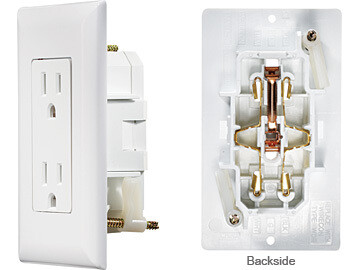 RVD  Brown Dual Outlet w/Cover-Plate S815