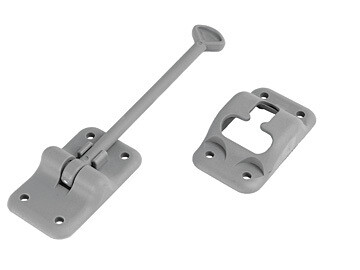 RVD Entry Door Holder - Plastic T - 6&quot; - Grey E238