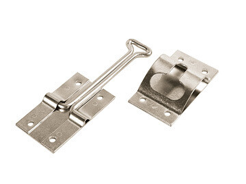 RVD  Entry Door Holder - Zinc &quot;T&quot; - 4&quot; E217