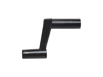 RVD  Plastic Window Crank, Black 1-3/8" H703