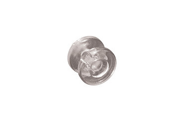 RVD Pleated Shade Hold Downs Short Clear A313