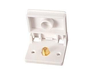 RVD  White Weatherproof TV Jack T111