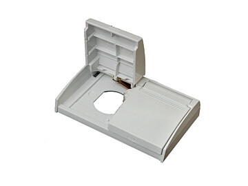 RVD White Weatherproof Outlet Cover E365