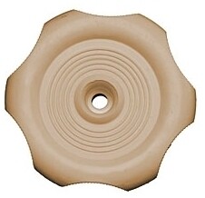 RVD Window Knob Beige 1/2&quot; shaft =H718
