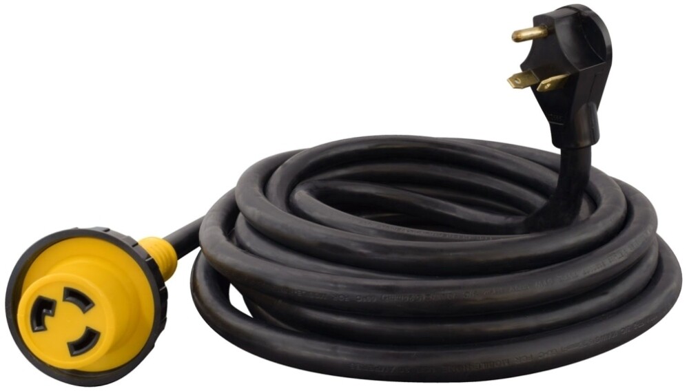 Valterra Mighty Cord 30AM to 30A Twist Lock 25&#39; Cord =A10-3025EDBK
