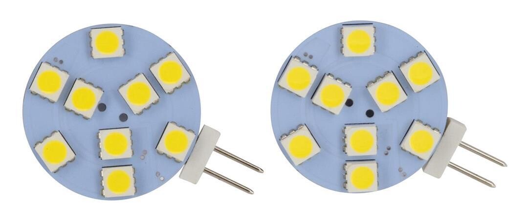 Diamond LED Bulb Flat Pancake Style Fits G4/J10 5500K =DG72626VP