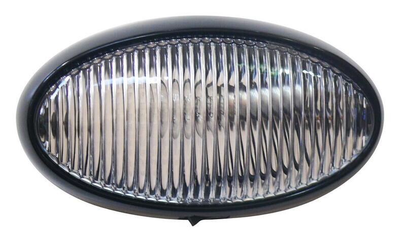 Diamond Oval Porch Light Black=DG71259VP