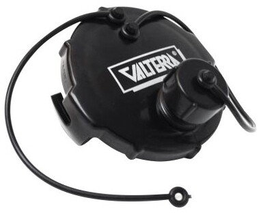 Valterra 3&quot; Term Cap W/ Capped 3/4&quot; GHT, Black =T1020-1