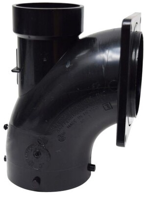 Valterra ABS Heel Inlet Bayonet x 3&quot; RF x 2&quot; Hub= T1030