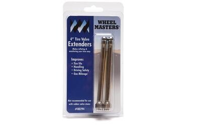 Wheel Masters 4" Tire Valve Extenders=80294 Wheel Masters 4" Tire Valve Extenders=80294