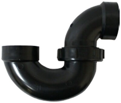 ABS P-Trap W/ Union 1-1/2&quot; Hub =633211N