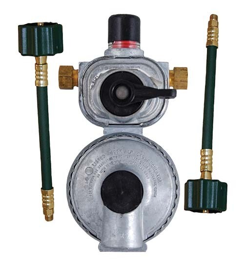 2 Stage Change Over Regulator With Hoses MEGR-253P-PT15