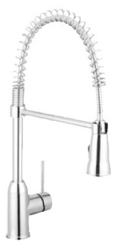 Dura Faucet Kitchen Spring Coil Pull Down=DF-MK504SLK-SN