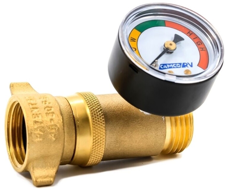 Camco Water Regulator W/Gauge 40064