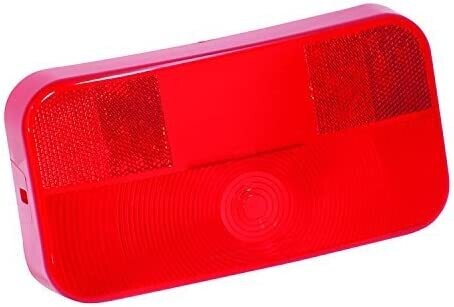 Bargman Tail Light Lens W/Licence Red=34-92-708
