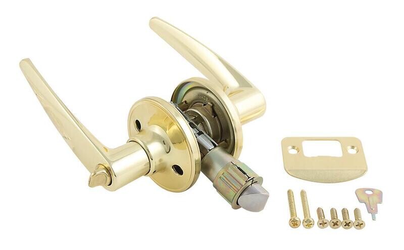 AP Entry Door Lock W/ Standard And Drive In Latches(Brass) 013231