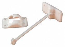 RVD Entry Door Holder - Plastic T - 6&quot; - White E235