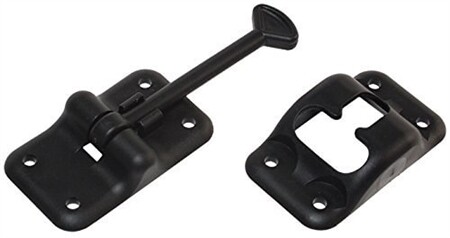 RVD  Entry Door Holder - Plastic T 3-1/2&quot; - Black E232