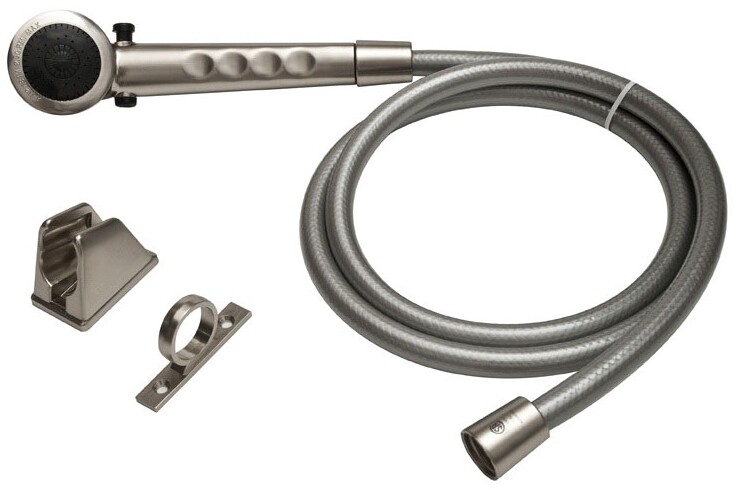 Dura Faucet Shower Head And Hoses Brushed SN=DF-SA130-SN