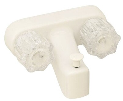 Empire Brass Tub/Shower Diverter 4" White Cyrstal Handles U-YJW41VBW