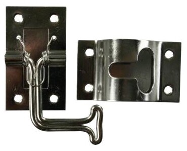 JR 4&quot; 90 Deg. T-Style Door Holder, Stainless Steel 11785