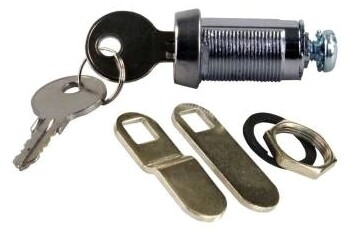 JR 1 1/8&quot; Compartment Door Key Lock, Deluxe 00175