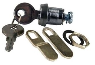 JR 5/8" Compartment Door Key Lock, Deluxe= 00155 JR 5/8" Compartment Door Key Lock, Deluxe= 00155